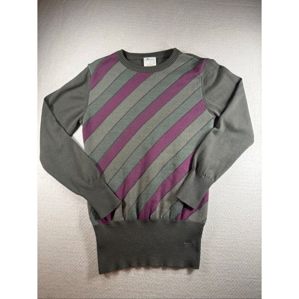 Nike Golf Wool/Poly Blend‎ Striped Sweater